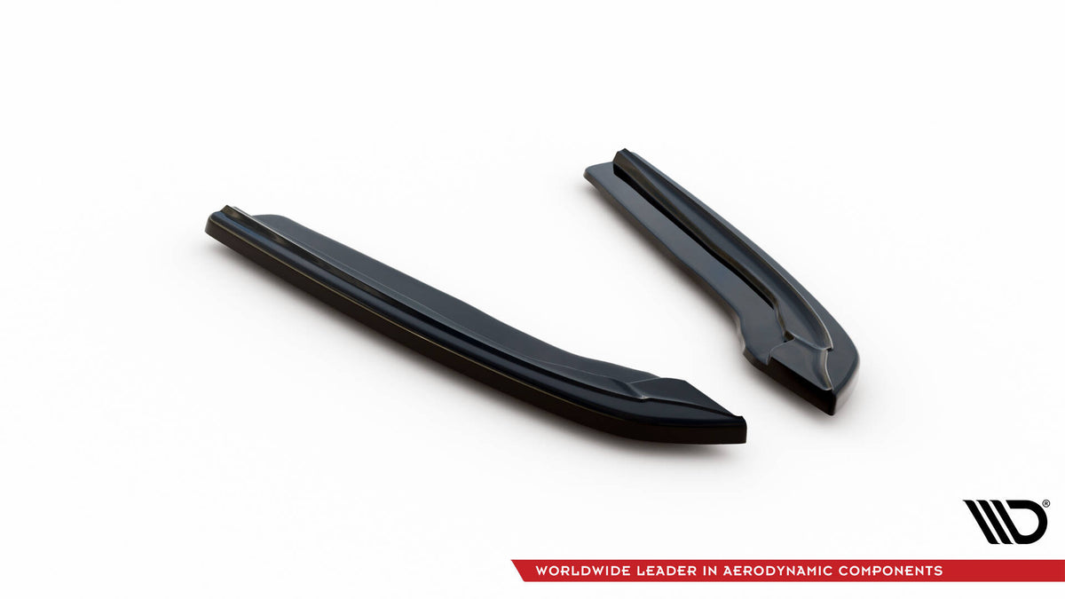 Heck Ansatz Flaps Diffusor passend für BMW M5 F10 schwarz Hochglanz – Ansicht 5