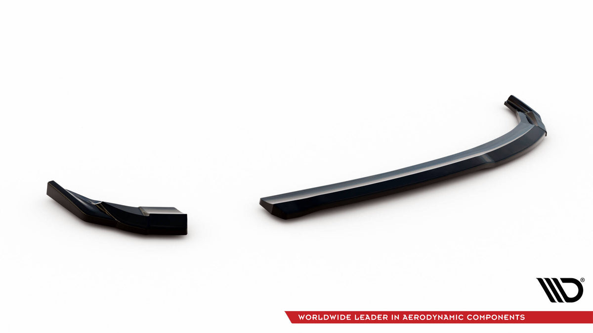Heck Ansatz Flaps Diffusor passend für Audi A3 Sportback 8V Facelift schwarz Hochglanz – Ansicht 6