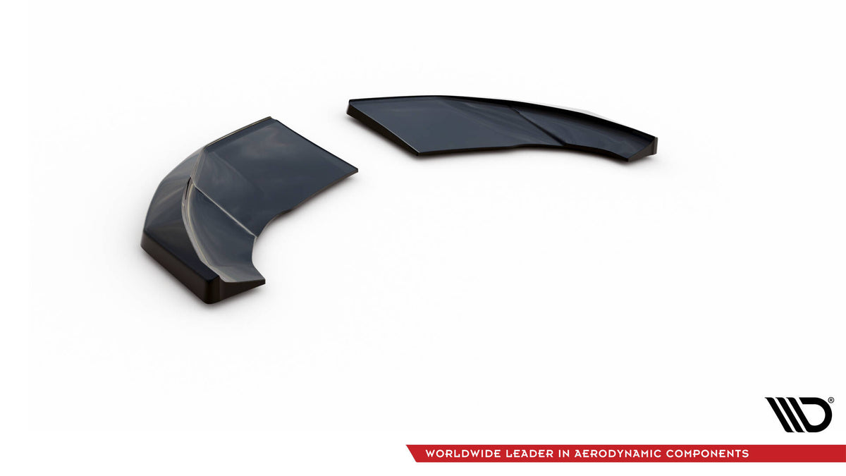 Heck Ansatz Flaps Diffusor V.2 passend für Audi TT S-Line 8S schwarz Hochglanz – Ansicht 6
