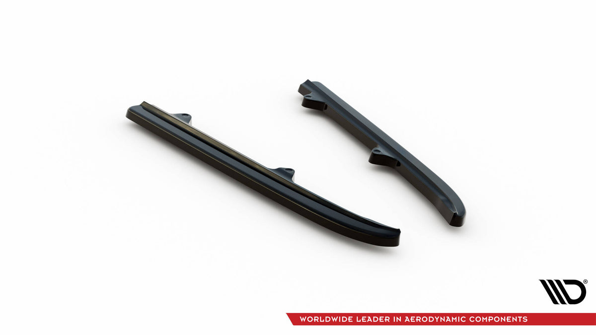 Heck Ansatz Flaps Diffusor passend für Mercedes-Benz CLS C218 schwarz Hochglanz – Ansicht 5
