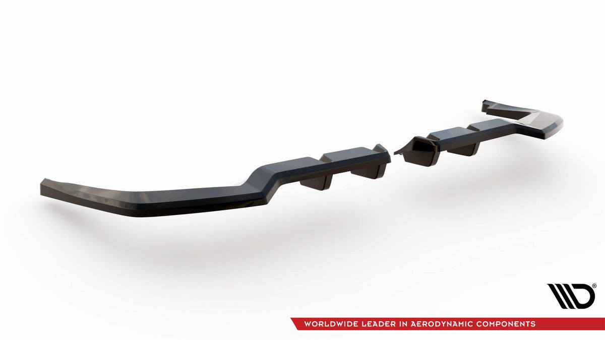 Street+ Mittlerer Diffusor RACE passend für V.1 Honda Civic Type-R Mk 11 schwarz Hochglanz – Ansicht 6