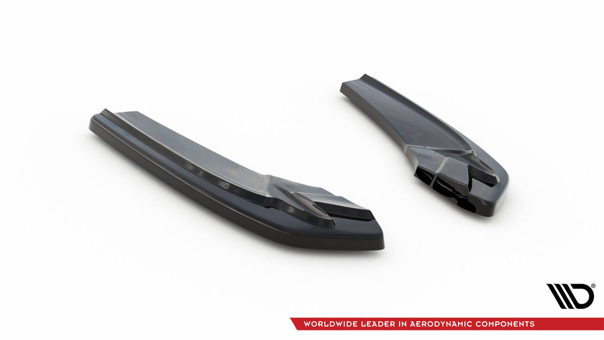 Heck Ansatz Flaps Diffusor passend für Audi A5 S-Line F5 Sportback  schwarz Hochglanz – Ansicht 5
