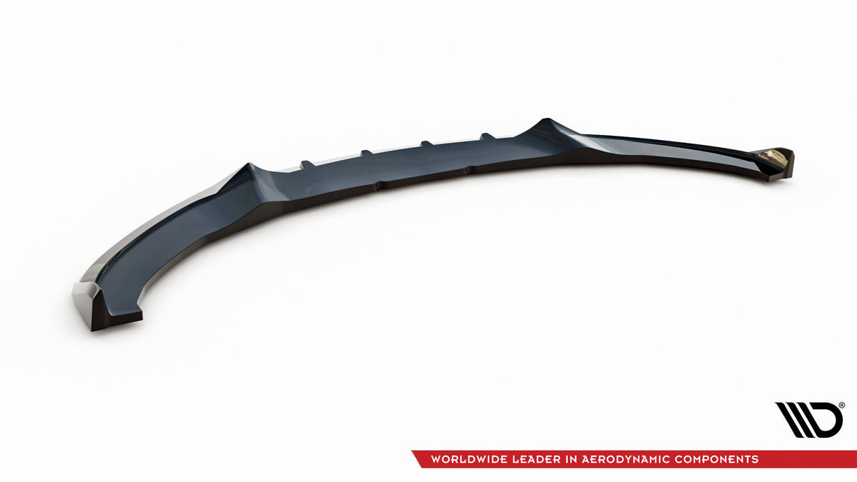 Street+ Spoilerlippe Front Ansatz V.4 passend für BMW 4er Coupe / Gran Coupe / Cabrio M-Paket F32 / F36 / F33 schwarz Hochglanz – Ansicht 6