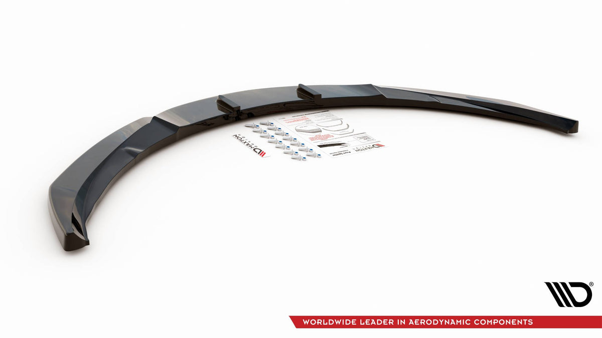 Street+ Spoilerlippe Front Ansatz V.2 passend für Opel Insignia Mk. 1 OPC Facelift schwarz Hochglanz – Ansicht 6