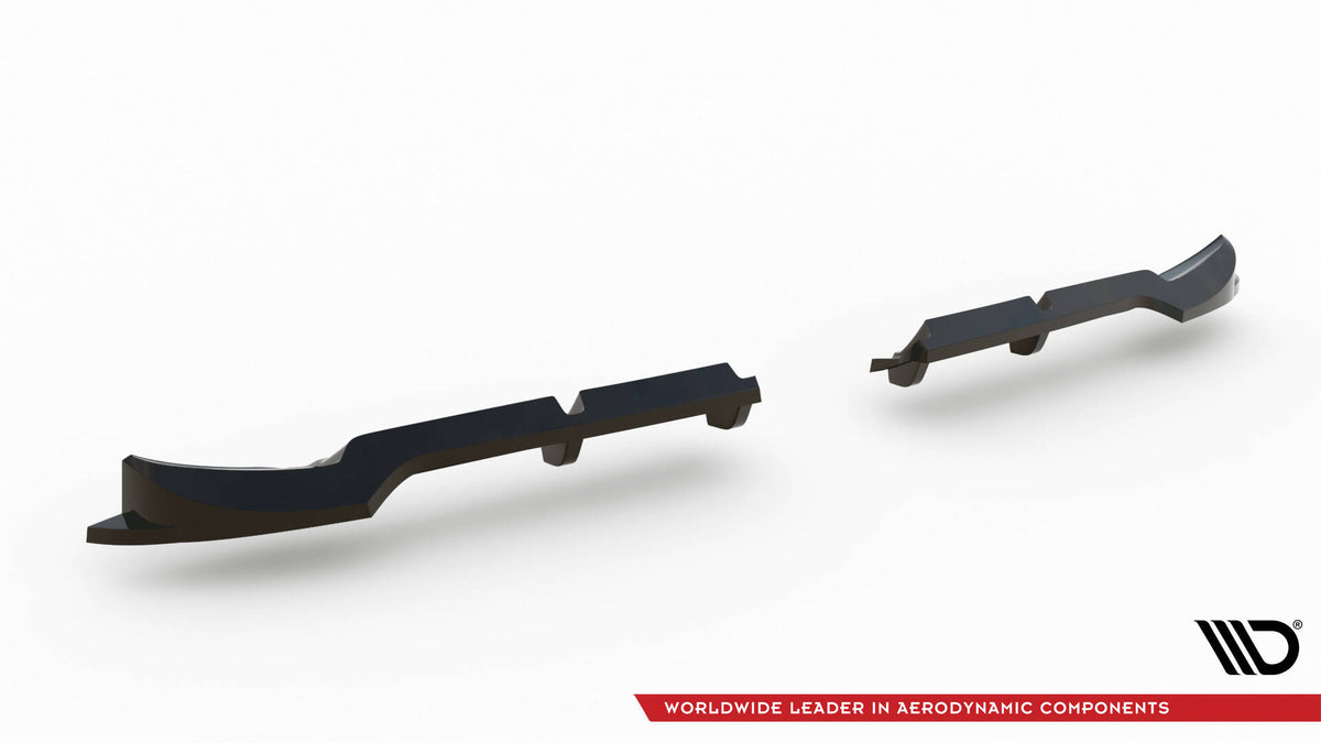 Street+ Mittlerer Diffusor RACE passend für Brabus Smart Fortwo C451 Facelift schwarz Hochglanz – Ansicht 5
