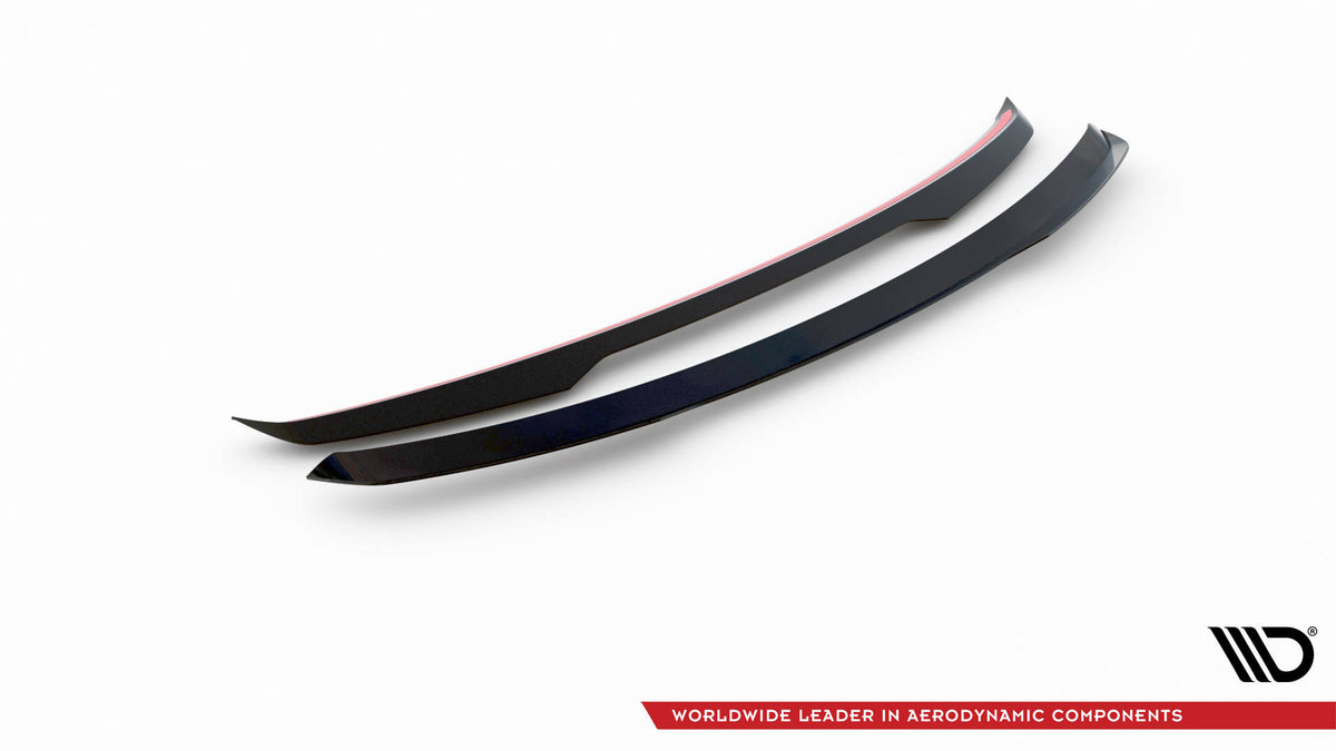 Höher Spoiler Heckspoiler Lippe Audi e-tron schwarz Hochglanz – Ansicht 6