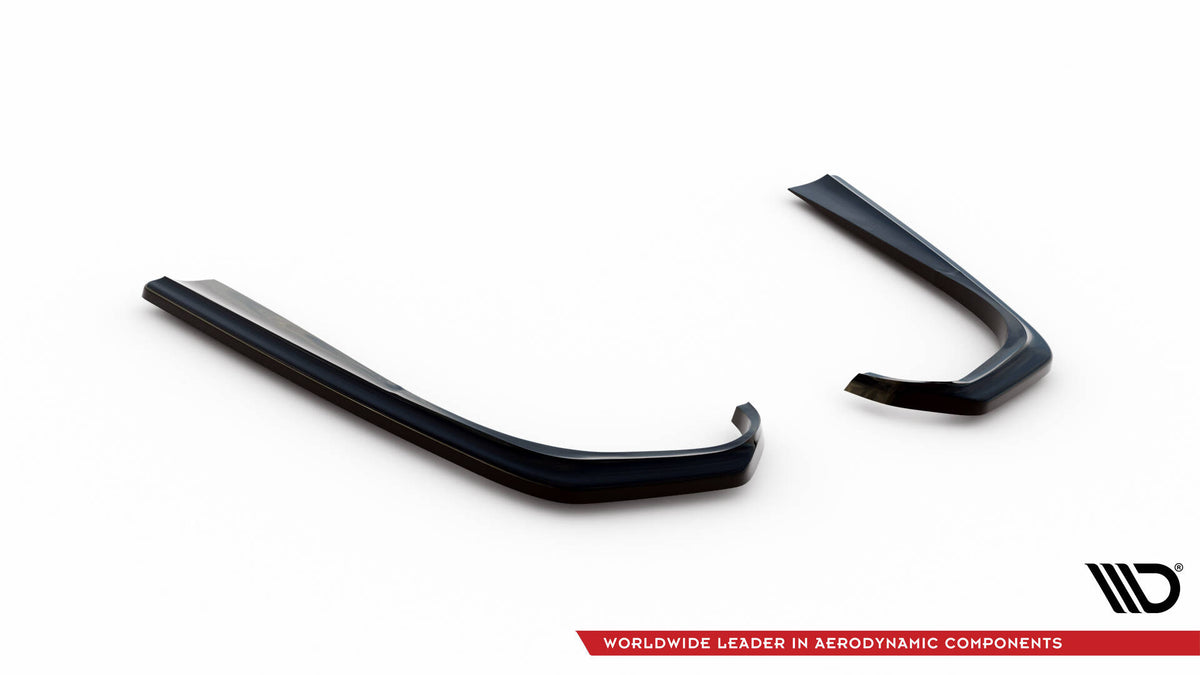 Heck Ansatz Flaps Diffusor passend für Mercedes-Benz E-Klasse W213 Coupe(C238) / Cabriolet (A238) AMG-Line schwarz Hochglanz – Ansicht 7