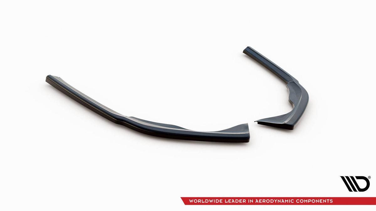 Heck Ansatz Flaps Diffusor passend für VW Passat R-Line B8 Facelift schwarz Hochglanz – Ansicht 5