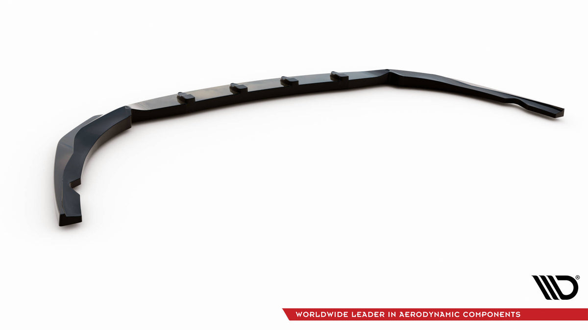 Street+ Spoilerlippe Front Ansatz V.2 passend für Kia Optima Mk4 Facelift schwarz Hochglanz – Ansicht 6
