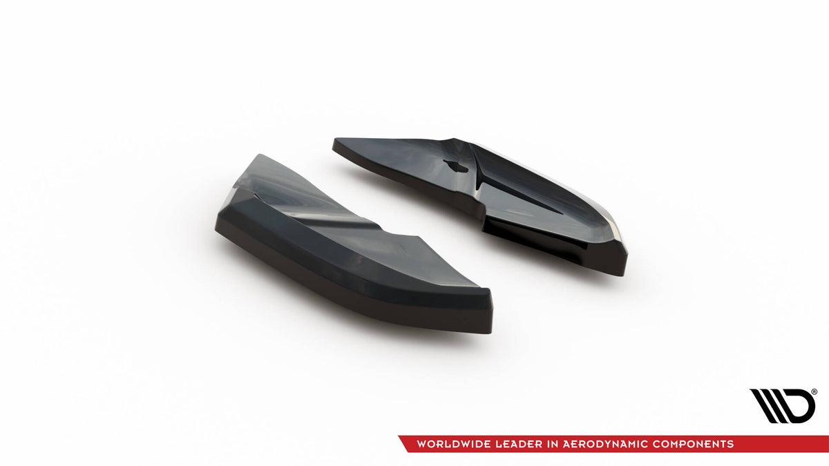 Heck Ansatz Flaps Diffusor V.1 passend für VW Scirocco Mk3 Facelift schwarz Hochglanz – Ansicht 6