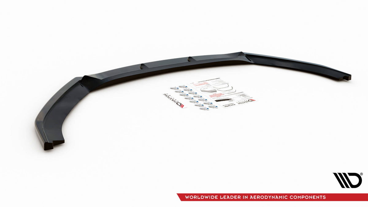 Street+ Spoilerlippe Front Ansatz passend für Hyundai I40 Mk1 schwarz Hochglanz – Ansicht 6