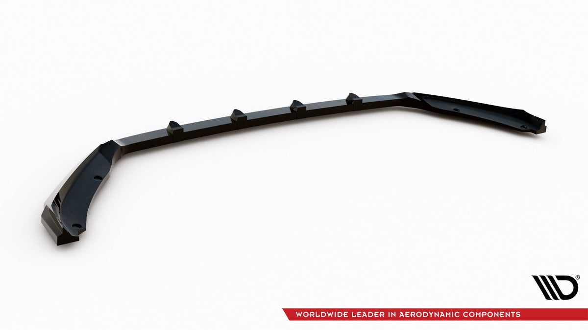 Street+ Spoilerlippe Front Ansatz passend für Skoda Fabia Mk4 schwarz Hochglanz – Ansicht 6