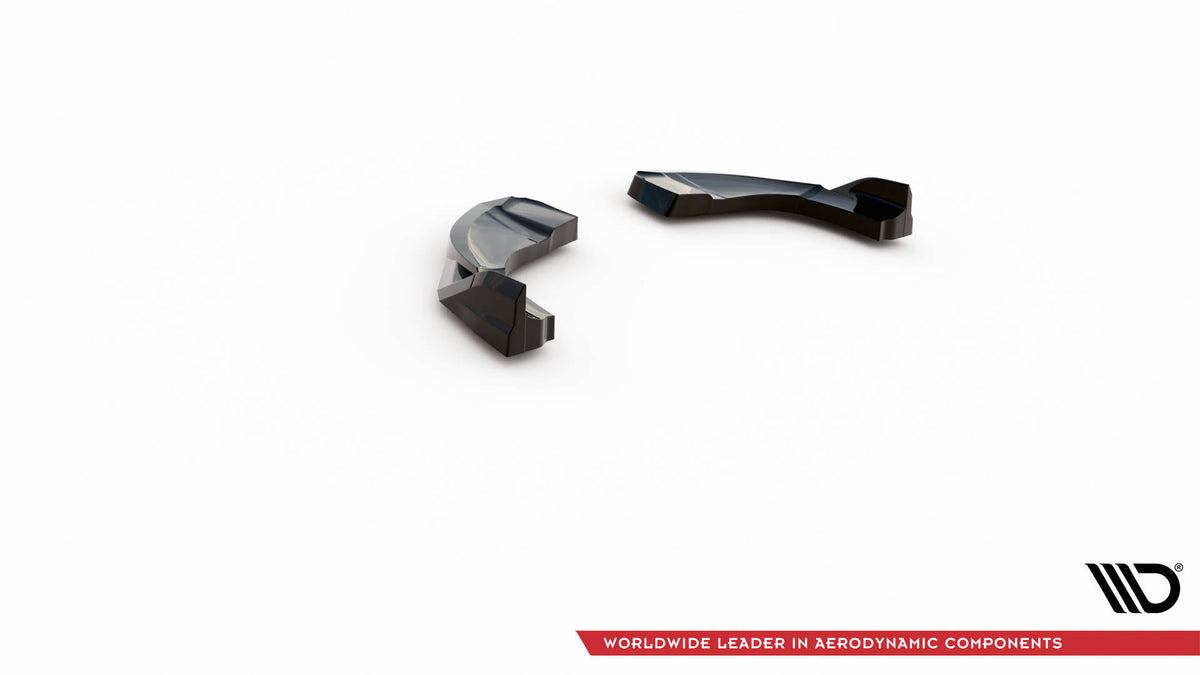 Heck Ansatz Flaps Diffusor V.2 passend für Hyundai Kona N Mk1 schwarz Hochglanz – Ansicht 7