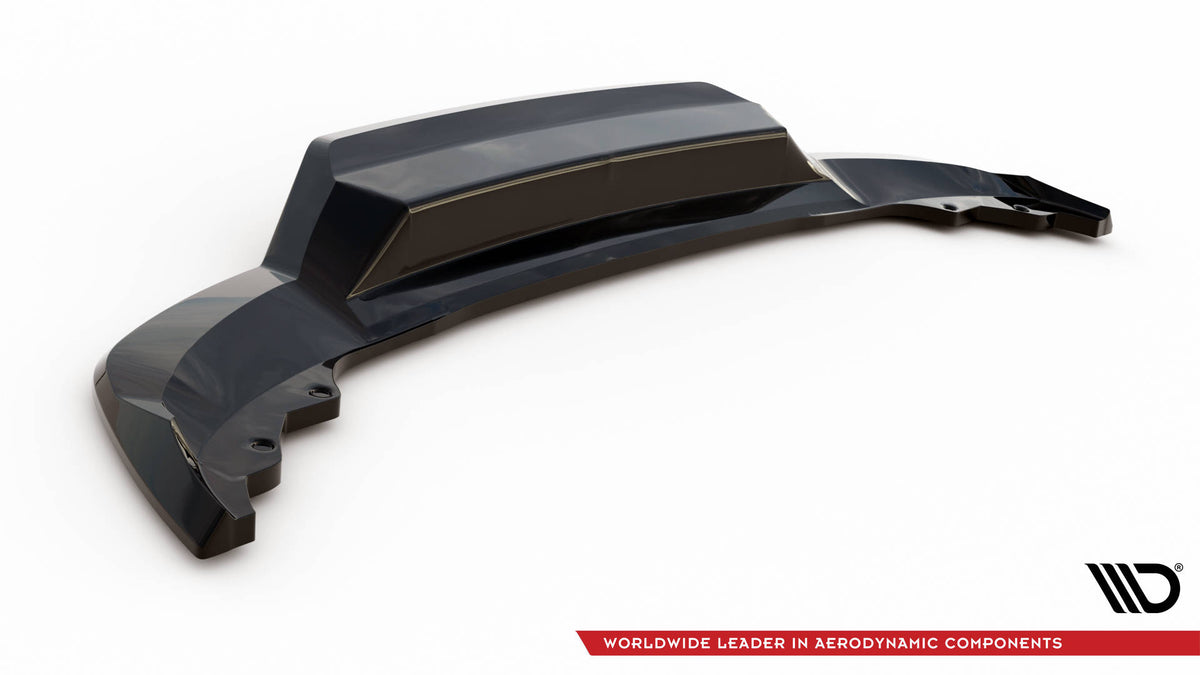 Street+ Mittlerer Diffusor RACE passend für Skoda Karoq Sportline Mk1 Facelift schwarz Hochglanz – Ansicht 7