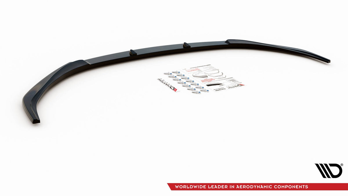 Street+ Spoilerlippe Front Ansatz passend für Lexus LS Mk4 Facelift schwarz Hochglanz – Ansicht 8