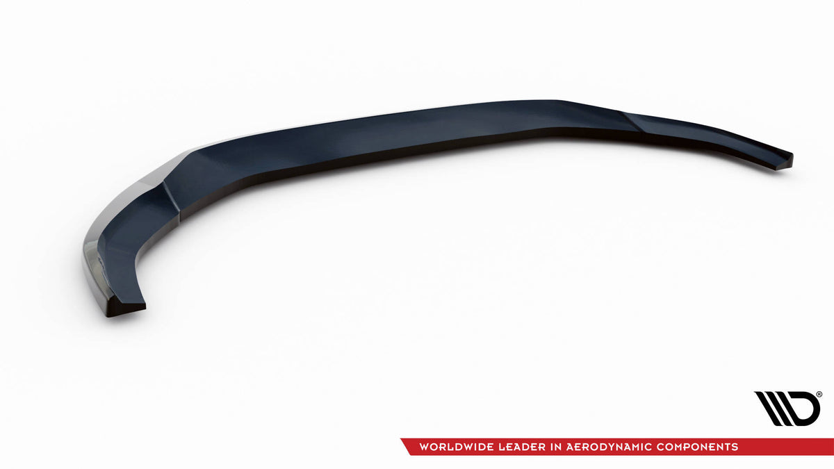 Street+ Spoilerlippe Front Ansatz V.2 passend für Audi A4 Competition B9  schwarz Hochglanz – Ansicht 6