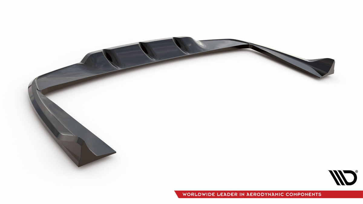 Street+ Mittlerer Diffusor RACE passend für Mercedes-AMG C63 Limousine / Kombi W205 / S205 schwarz Hochglanz – Ansicht 8