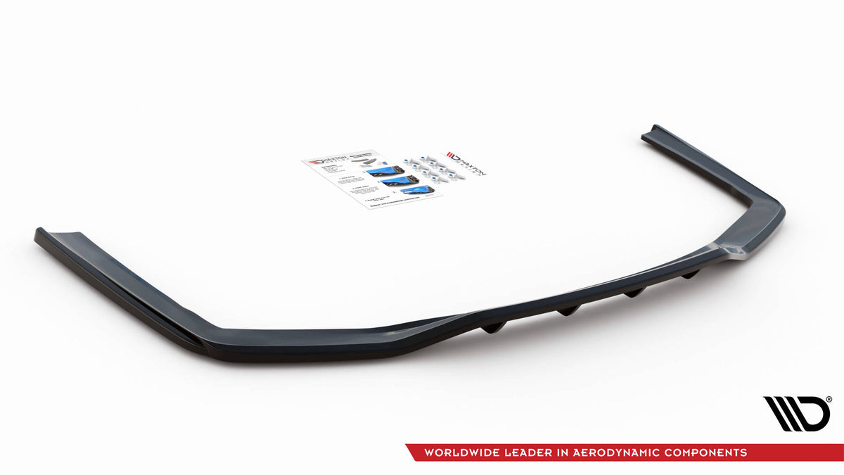 Street+ Mittlerer Diffusor RACE passend für V.1 BMW 7 M-Paket G11 / G12 Facelift schwarz Hochglanz – Ansicht 4