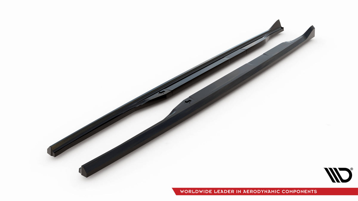 Street+ Seitenschweller Leisten passend für Land Rover Range Rover Evoque HSE Dynamic Mk1 Facelift schwarz Hochglanz – Ansicht 6