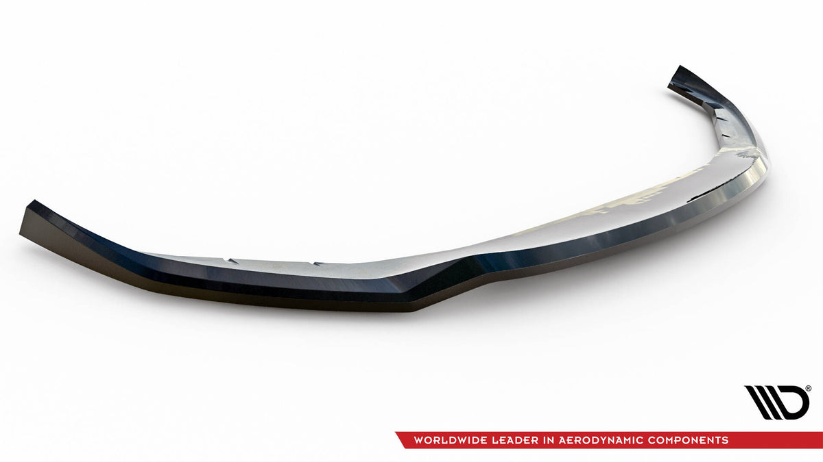 Street+ Spoilerlippe Front Ansatz V.2 passend für BMW 5er G30 / G31 Facelift schwarz Hochglanz – Ansicht 5