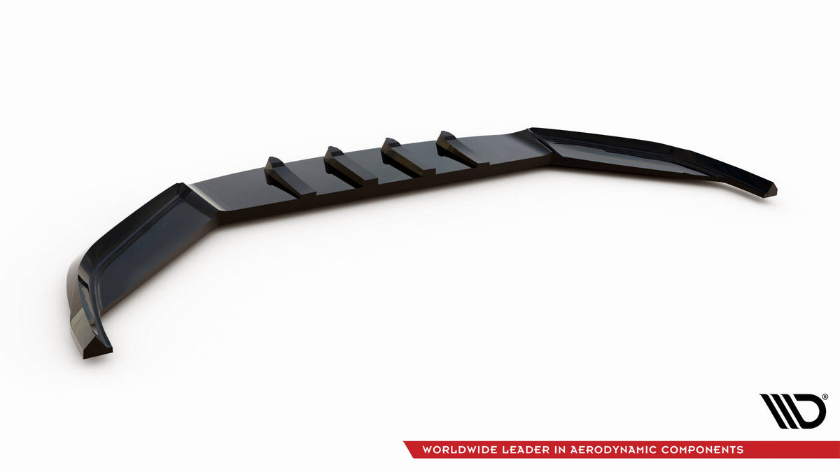 Street+ Spoilerlippe Front Ansatz V.2 passend für VW Passat GT B8 Facelift USA schwarz Hochglanz – Ansicht 6