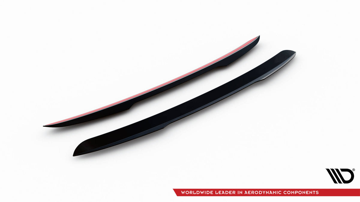 Heckspoiler Lippe Porsche 911 Turbo 997 schwarz Hochglanz – Ansicht 1