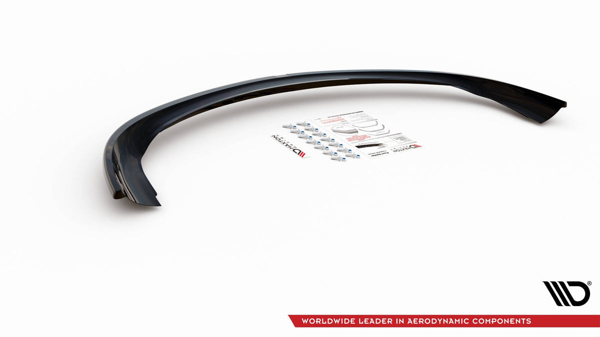Street+ Spoilerlippe Front Ansatz passend für Mazda Xedos 6 schwarz Hochglanz – Ansicht 5