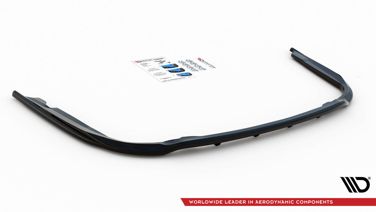 Street+ Mittlerer Diffusor RACE passend für Toyota Avensis Wagon Mk3 Facelift schwarz Hochglanz – Ansicht 4
