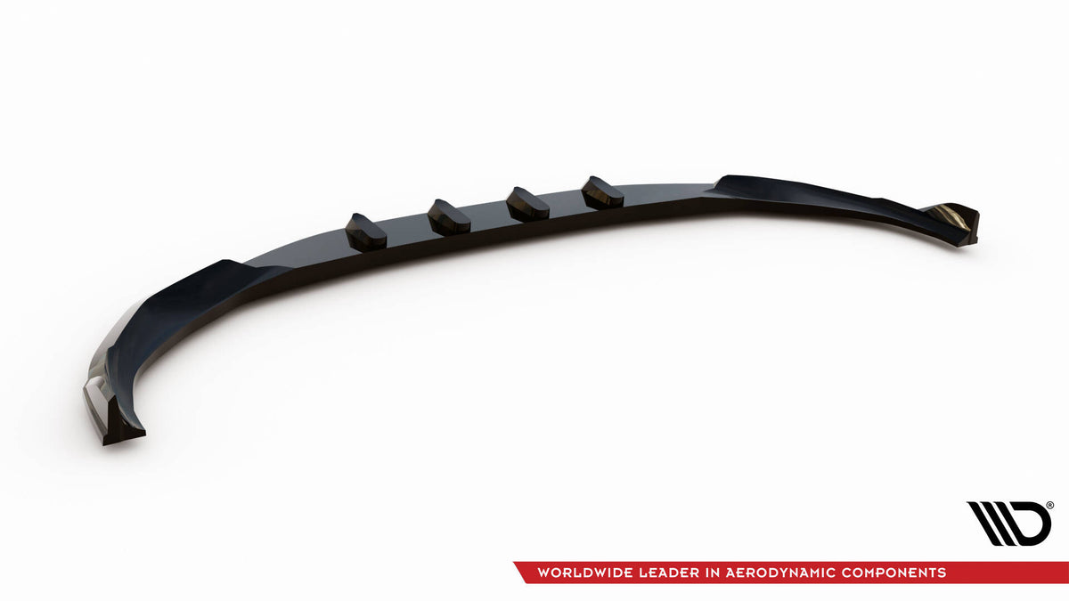 Street+ Spoilerlippe Front Ansatz V.5 passend für BMW 7 M-Paket G11 / G12 Facelift schwarz Hochglanz – Ansicht 6