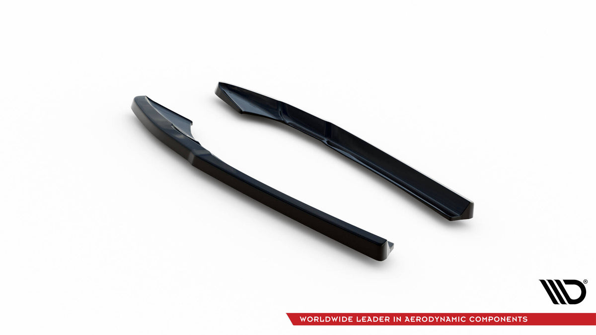 Heck Ansatz Flaps Diffusor passend für Audi S4 B9 Facelift schwarz Hochglanz – Ansicht 6