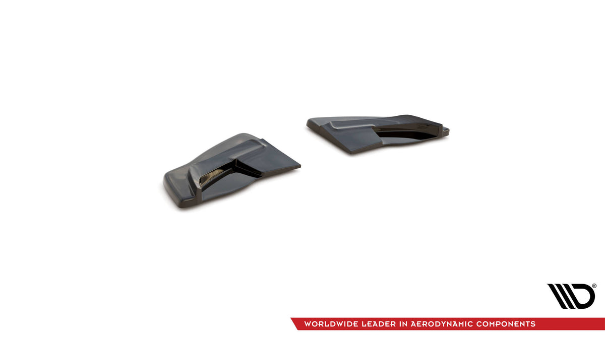 Heck Ansatz Flaps Diffusor passend für RENAULT CLIO III RS schwarz Hochglanz – Ansicht 5