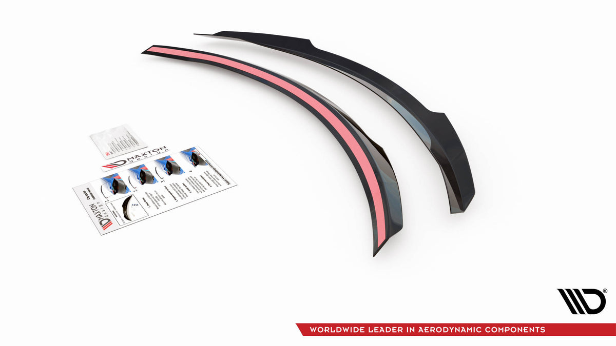 Heckspoiler Lippe Infiniti Q60 S Mk2 schwarz Hochglanz – Ansicht 4