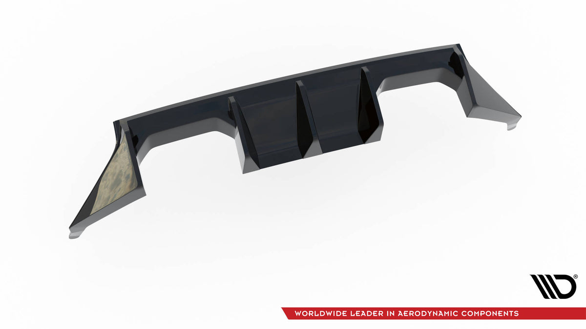 Diffusor Heck Ansatz V.1 passend für BMW M2 G87 schwarz Hochglanz – Ansicht 9