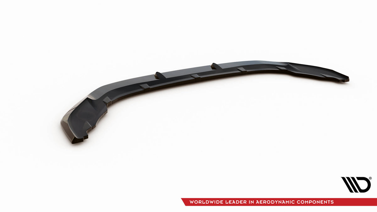 Street+ Spoilerlippe Front Ansatz V.1 passend für Mini Cooper S F56 Facelift schwarz Hochglanz – Ansicht 6