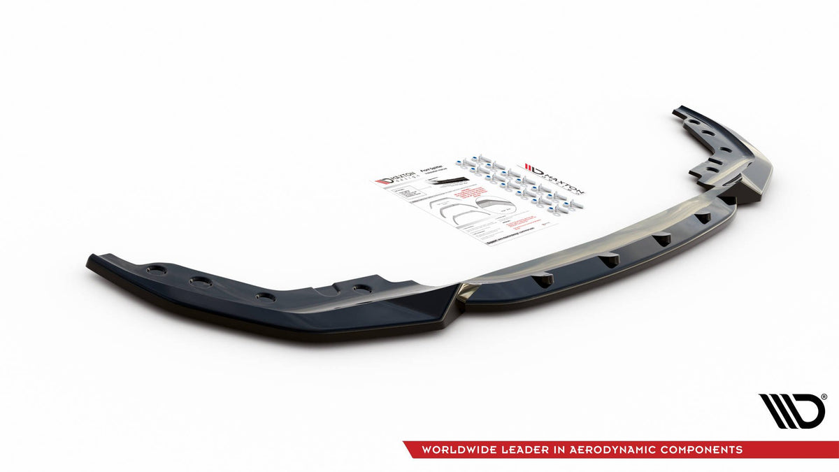 Street+ Spoilerlippe Front Ansatz V.4 passend für BMW 3er G20 / G21 M-Paket schwarz Hochglanz – Ansicht 4