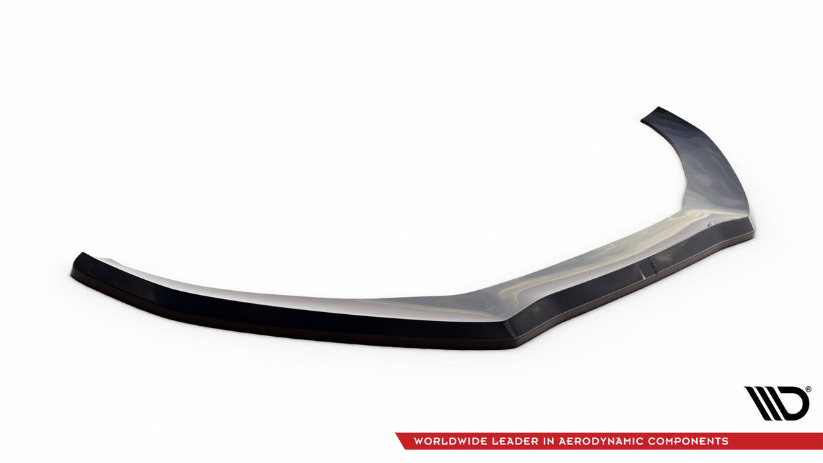 Street+ Spoilerlippe Front Ansatz V.1 passend für Audi A4 S-Line / S4 B8 Facelift schwarz Hochglanz – Ansicht 5
