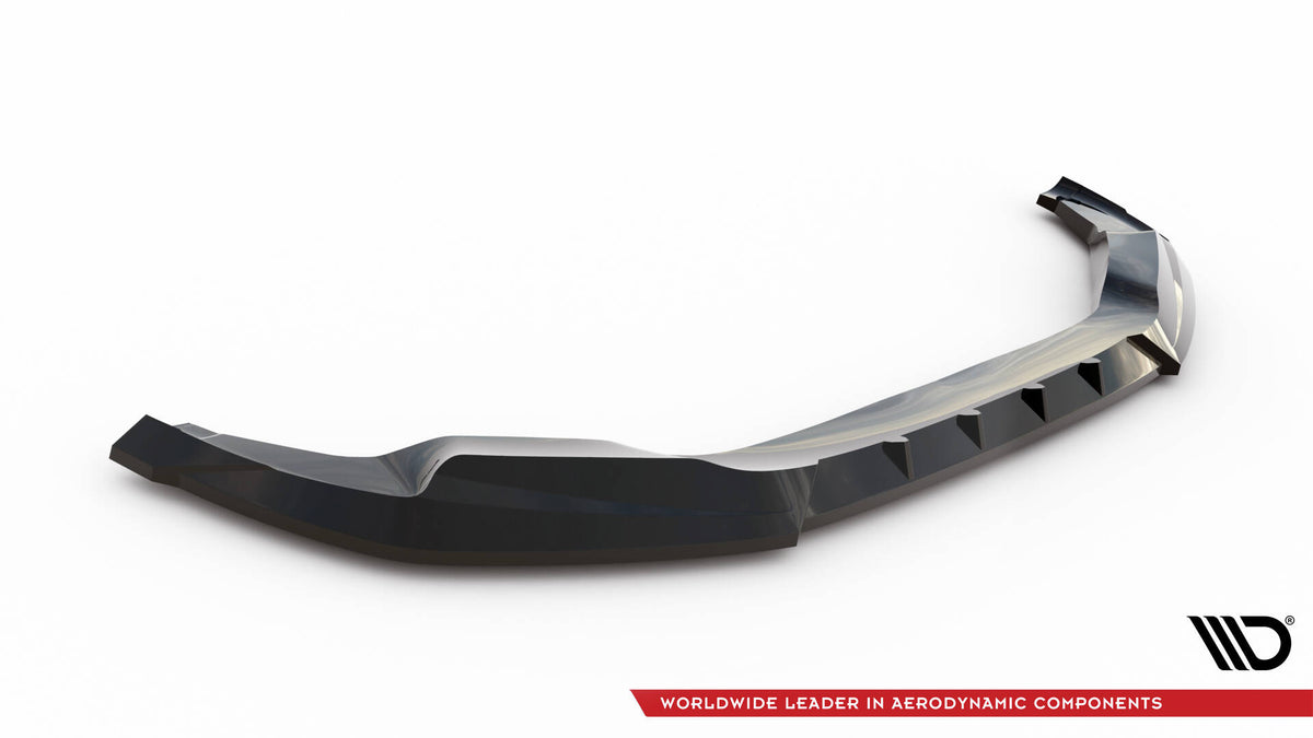 Street+ Spoilerlippe Front Ansatz passend für V.1 BMW X4 M F98 schwarz Hochglanz – Ansicht 5
