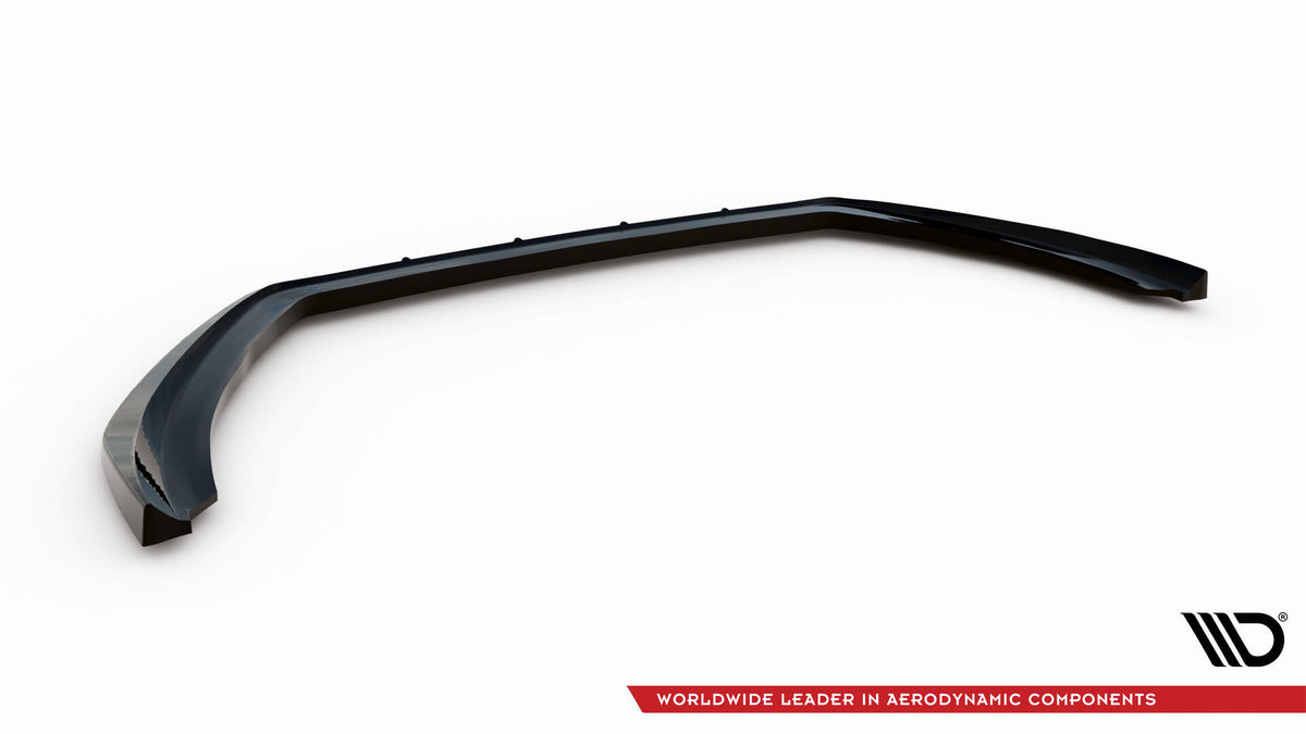 Street+ Spoilerlippe Front Ansatz V.2 passend für Ford Fiesta ST / ST-line Mk8 Facelift schwarz Hochglanz – Ansicht 6