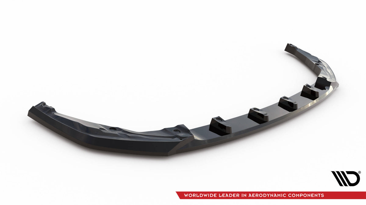 Street+ Spoilerlippe Front Ansatz passend für Toyota Sienna Mk4 schwarz Hochglanz – Ansicht 5