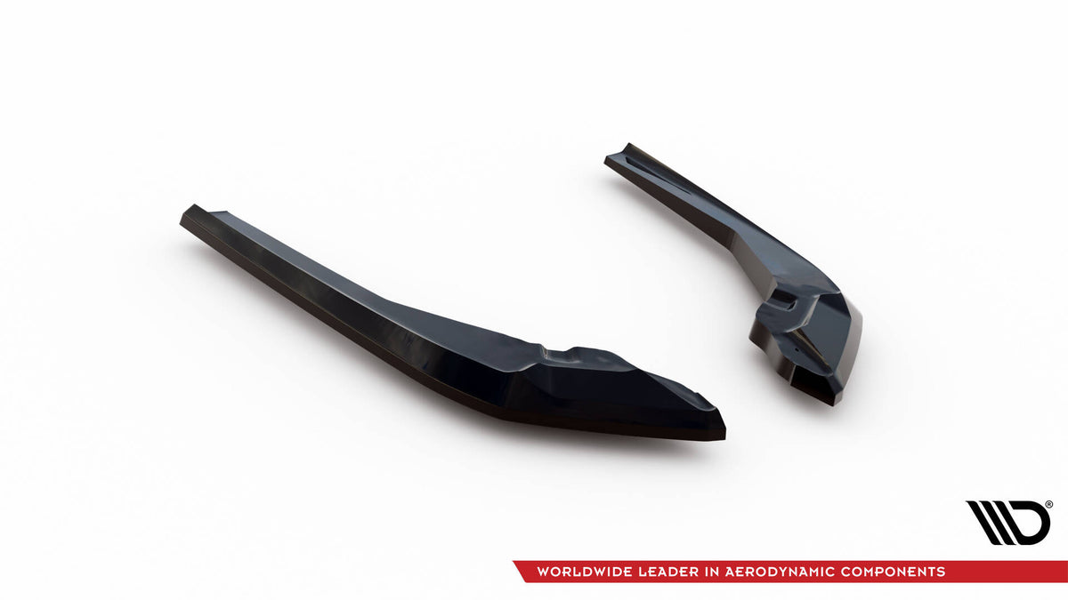 Heck Ansatz Flaps Diffusor V.2 passend für Subaru WRX STI Mk1  schwarz Hochglanz – Ansicht 7