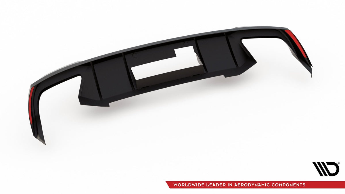 Diffusor Heck Ansatz V.2 passend für Skoda Octavia RS Mk3 / Mk3 FL Hatchback / Kombi – Ansicht 9