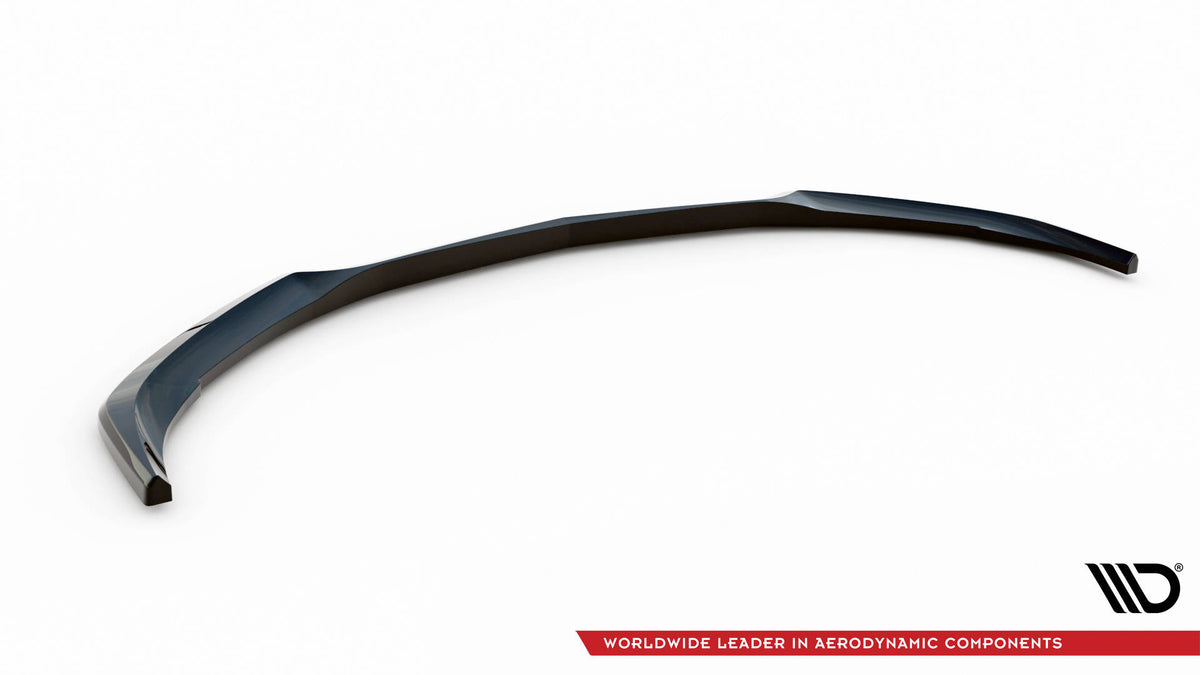 Street+ Spoilerlippe Front Ansatz V.1 passend für Mercedes-AMG C63 Limousine / Kombi W205 Facelift schwarz Hochglanz – Ansicht 6