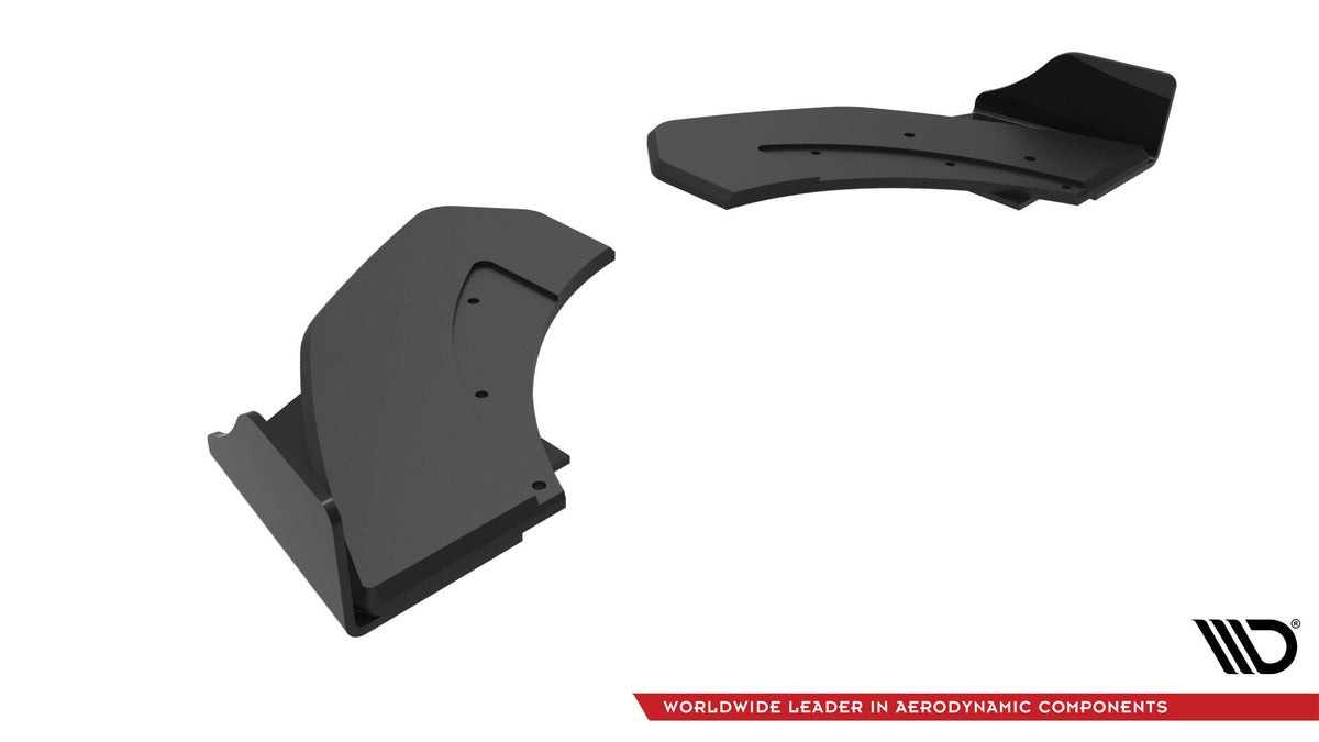 Street Pro Heck Ansatz Flaps Diffusor + Flaps passend für Hyundai Veloster N Mk2 schwarz Hochglanz – Ansicht 6