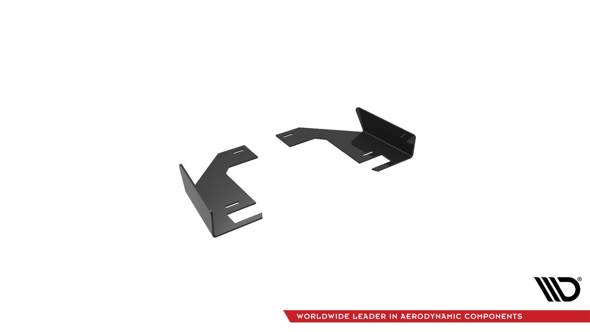 Hintere Seiten Flaps passend für Audi TT S-Line 8S schwarz Hochglanz – Ansicht 6