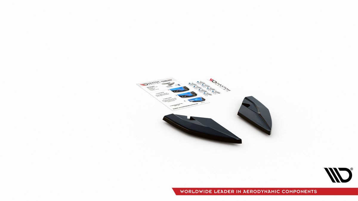 Heck Ansatz Flaps Diffusor passend für Seat Leon FR Hatchback Mk4 schwarz Hochglanz – Ansicht 6