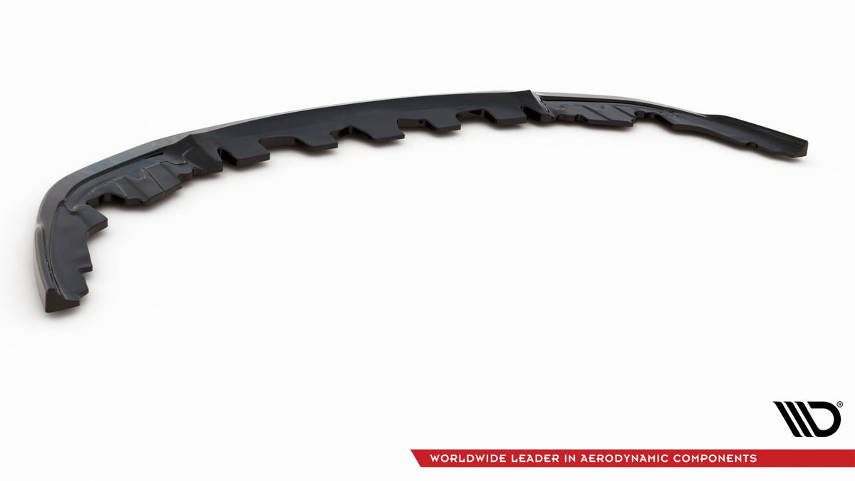 Street+ Spoilerlippe Front Ansatz V.2 passend für BMW M8  Gran Coupe F93 / Coupe F92 schwarz Hochglanz – Ansicht 6