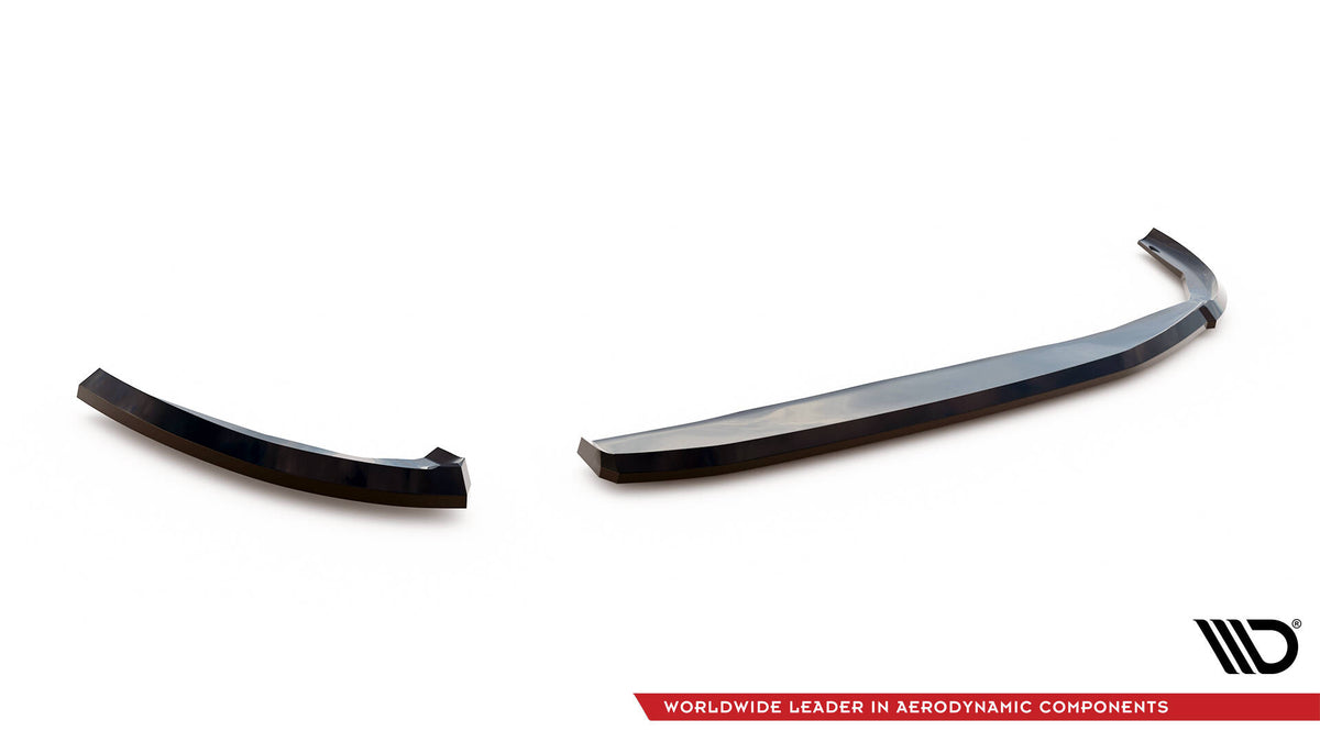 Heck Ansatz Flaps Diffusor passend für BMW 1er F40 schwarz Hochglanz – Ansicht 6