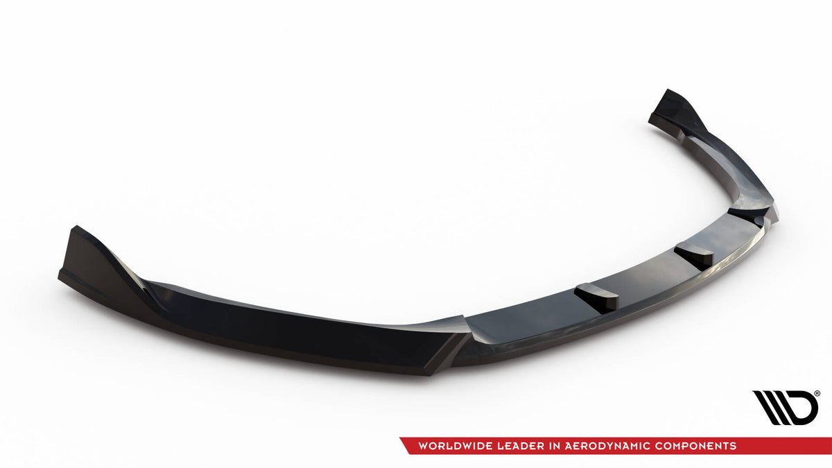 Street+ Spoilerlippe Front Ansatz passend für V.1 Opel Astra L (MK6) schwarz Hochglanz – Ansicht 5