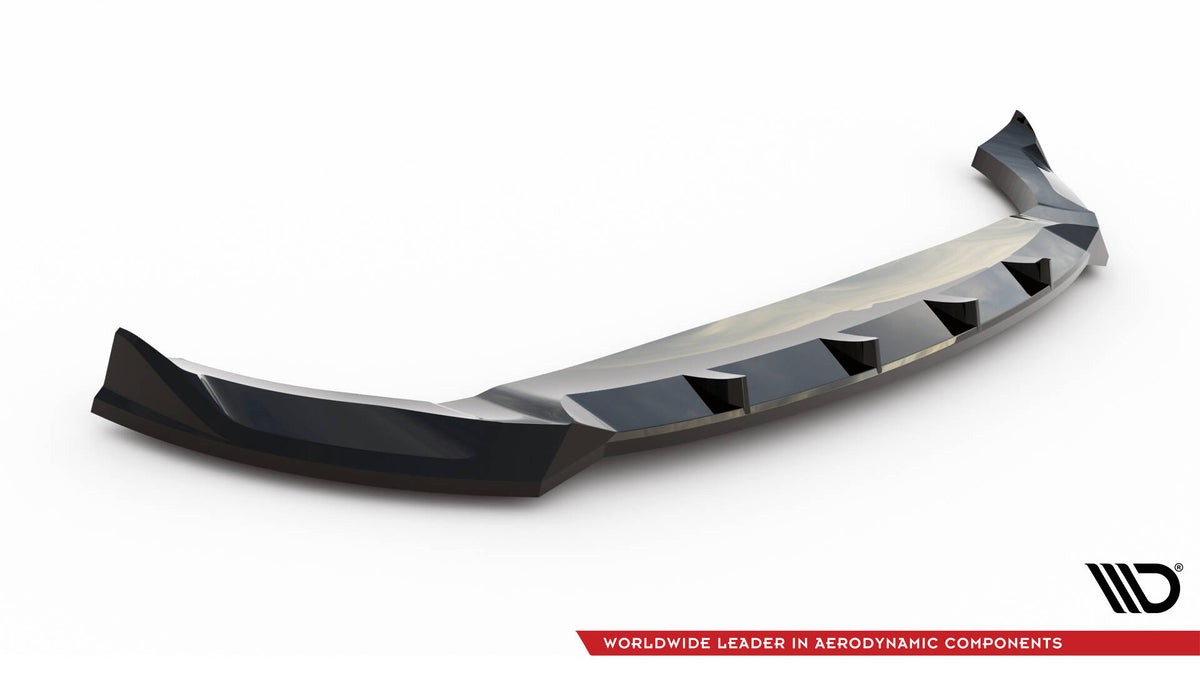 Street+ Spoilerlippe Front Ansatz passend für Land Rover Range Rover Velar R-Dynamic Mk1 schwarz Hochglanz – Ansicht 5