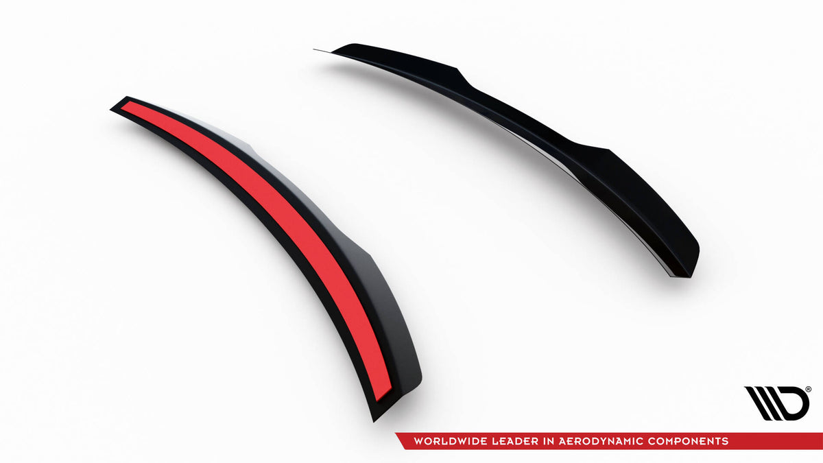 Heckspoiler Lippe Brabus Smart Fortwo C451 Facelift schwarz Hochglanz – Ansicht 5